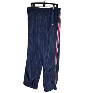 Y2K Tommy Hilfiger Retro Athletic Track Mens Pants‎ XL Streetwear Vtg Baggy